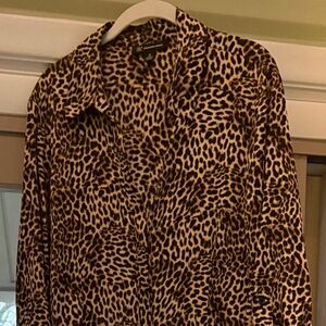 INC Animal Print Mid Dress
